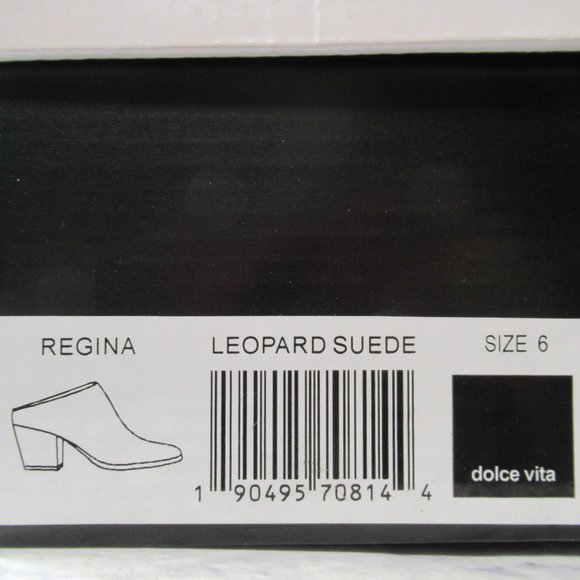 Dolce Vita Regina Leopard Slip On Mules Shoes Tan Multi Size 6 - Picture 6 of 6